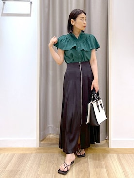 Kaoriさん（レディース・155cm）の夏コーディネート