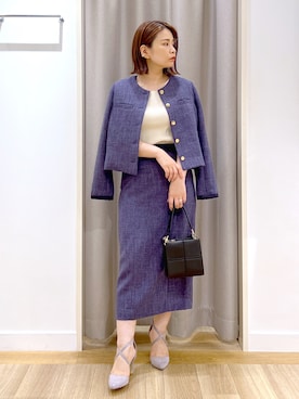 「andemiu」｜「アイテム（ジャケット/アウター）」を使った、Kaoriさん（レディース・155cm）の秋コーディネート