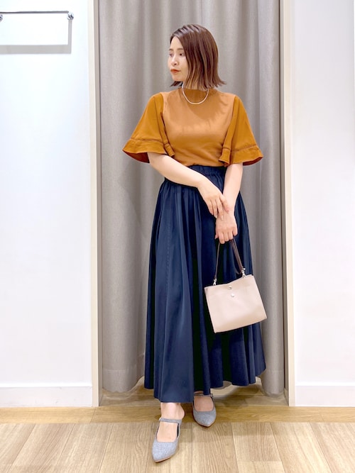 イソザイフレアスリーブニット973663 Andemiu（アンデミュウ）の「イソザイフレアスリーブニット