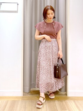 Kaoriさん（レディース・155cm）の夏コーディネート