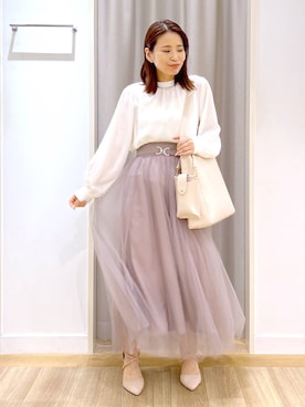 「アイテム（アクセサリー）」を使った、Kaoriさん（レディース・155cm・30代）の秋コーディネート