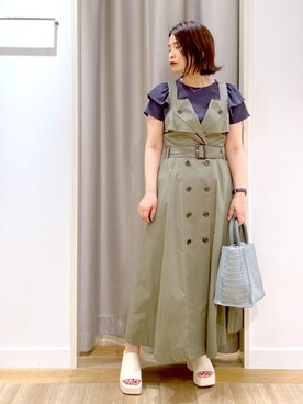 Kaoriさん（レディース・155cm）の春コーディネート