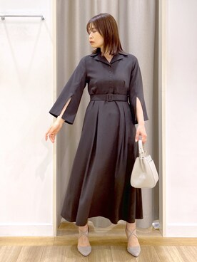 「andemiu」｜「アイテム（ワンピース/ドレス）」を使った、Kaoriさん（レディース・155cm）の春コーディネート