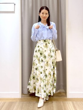 「Andemiu（アンデミュウ）の【抗菌/消臭/吸水/速乾/撥水】ヒールローファ576646（ローファー）」を使った、Kaoriさん（レディース・155cm）の秋コーディネート