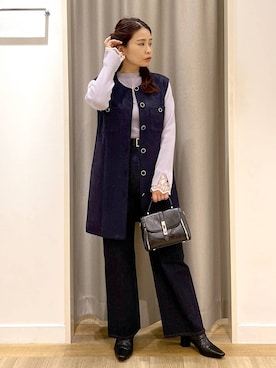 Kaoriさん（レディース・155cm）の冬コーディネート