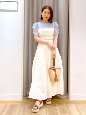 Kaoriさん（レディース・155cm）の夏コーディネート