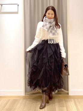 Kaoriさん（レディース・155cm）の冬コーディネート