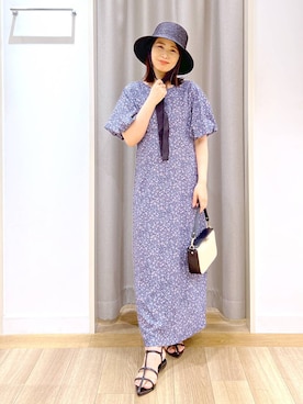 「アイテム（ワンピース/ドレス）」を使った、Kaoriさん（レディース・155cm・30代）の春コーディネート