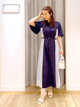 「結婚式2次会」｜Kaoriさん（レディース・155cm）の夏コーディネート