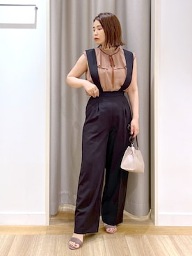 Kaoriさん（レディース・155cm）の夏コーディネート