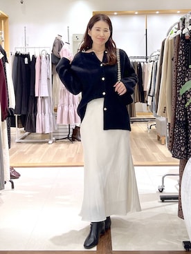 「Andemiu（アンデミュウ）のアイテム」を使った、Kaoriさん（レディース・155cm）の秋コーディネート