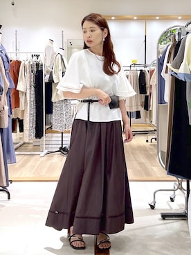 Kaoriさん（レディース・155cm）の夏コーディネート