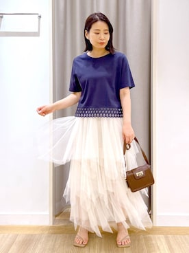 Kaoriさん（レディース・155cm）の夏コーディネート