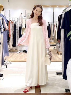 「Andemiu（アンデミュウ）のアイテム」を使った、Kaoriさん（レディース・155cm）の夏コーディネート