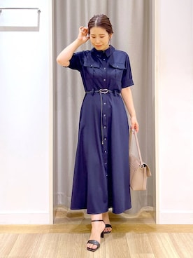「アイテム（サンダル）」を使った、Kaoriさん（レディース・155cm・30代）の夏コーディネート