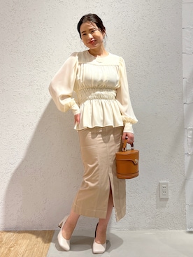 Kaoriさん（レディース・155cm）の春コーディネート