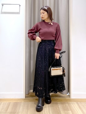 Kaoriさん（レディース・155cm）の秋コーディネート