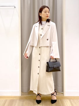 「andemiu」｜「アイテム（ジャケット/アウター）」を使った、Kaoriさん（レディース・155cm）の春コーディネート
