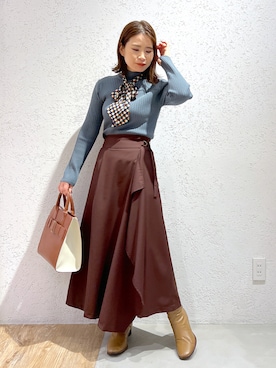 Kaoriさん（レディース・155cm）の秋コーディネート