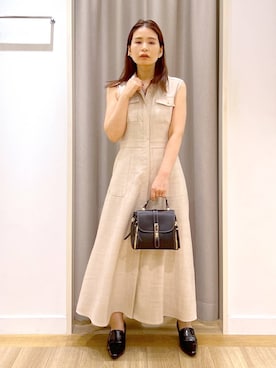 「アイテム（ワンピース/ドレス）」を使った、Kaoriさん（レディース・155cm・30代）の夏コーディネート