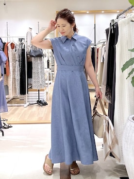 「Andemiu（アンデミュウ）のアイテム」を使った、Kaoriさん（レディース・155cm）の夏コーディネート