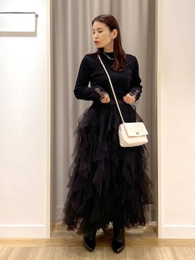 Kaoriさん（レディース・155cm）の冬コーディネート