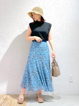 Kaoriさん（レディース・155cm）の夏コーディネート