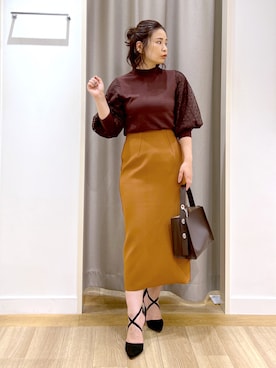 Kaoriさん（レディース・155cm）の秋コーディネート