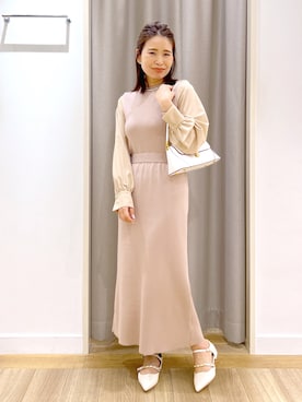 「andemiu」｜「アイテム（アクセサリー）」を使った、Kaoriさん（レディース・155cm）の冬コーディネート