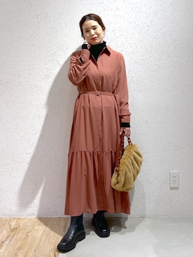 Kaoriさん（レディース・155cm）の秋コーディネート