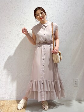 Kaoriさん（レディース・155cm）の夏コーディネート