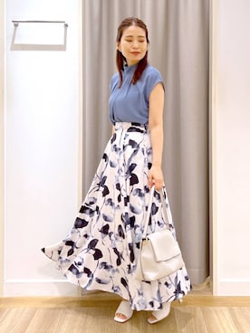 「アイテム（ハンドバッグ）」を使った、Kaoriさん（レディース・155cm・30代）の夏コーディネート