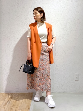 Kaoriさん（レディース・155cm）の夏コーディネート