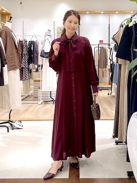 「Andemiu（アンデミュウ）のアイテム」を使った、Kaoriさん（レディース・155cm）の夏コーディネート
