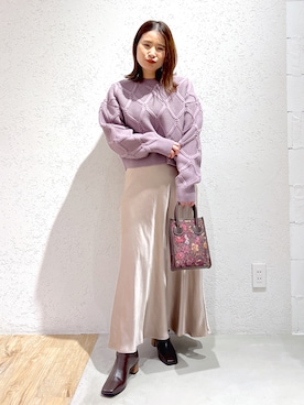 Kaoriさん（レディース・155cm）の冬コーディネート