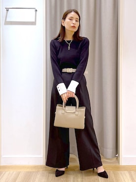「アイテム（アクセサリー）」を使った、Kaoriさん（レディース・155cm・30代）の秋コーディネート
