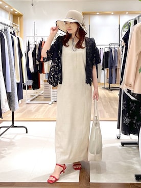 「Andemiu（アンデミュウ）のアイテム（バッグ）」を使った、Kaoriさん（レディース・155cm）の春コーディネート