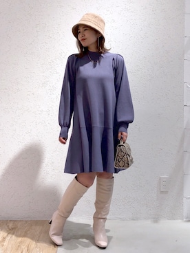 Kaoriさん（レディース・155cm）の冬コーディネート