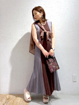 Kaoriさん（レディース・155cm）の夏コーディネート