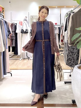 「Andemiu（アンデミュウ）のアイテム」を使った、Kaoriさん（レディース・155cm）の夏コーディネート