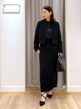 「andemiu」｜「アイテム（ジャケット/アウター）」を使った、Kaoriさん（レディース・155cm）の冬コーディネート