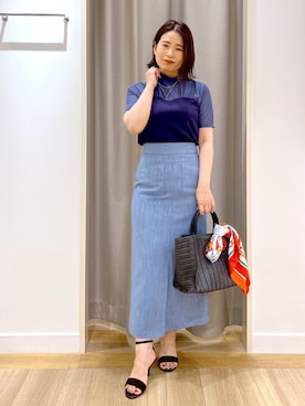 「andemiu」｜「アイテム（財布/小物）」を使った、Kaoriさん（レディース・155cm）の春コーディネート