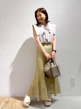 Kaoriさん（レディース・155cm）の夏コーディネート