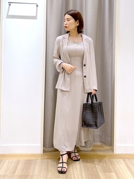 「andemiu」｜「アイテム（ジャケット/アウター）」を使った、Kaoriさん（レディース・155cm）の夏コーディネート