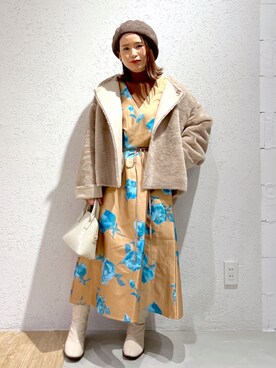 「andemiu」｜「アイテム（ブルゾン）」を使った、Kaoriさん（レディース・155cm）の秋コーディネート