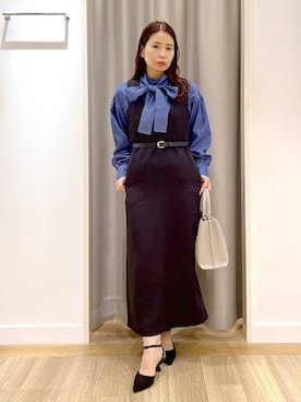 Kaoriさん（レディース・155cm）の冬コーディネート