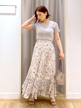 Kaoriさん（レディース・155cm）の夏コーディネート