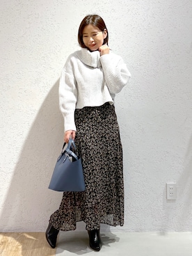 Kaoriさん（レディース・155cm）の冬コーディネート