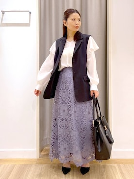 Kaoriさん（レディース・155cm）の春コーディネート