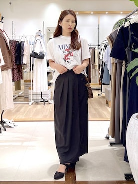 「Andemiu（アンデミュウ）のアイテム」を使った、Kaoriさん（レディース・155cm）の夏コーディネート